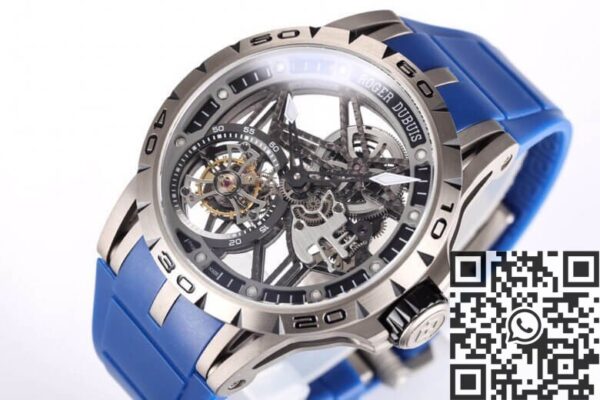 Roger Dubuis RDDBEX0479 Excalibur Spider Tourbillon Blue