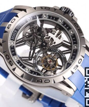 Roger Dubuis RDDBEX0479 Excalibur Spider Tourbillon Blue