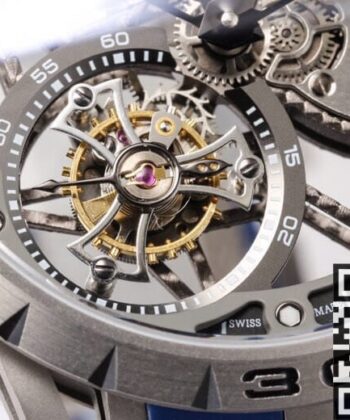 Roger Dubuis RDDBEX0479 Excalibur Spider Tourbillon Blue