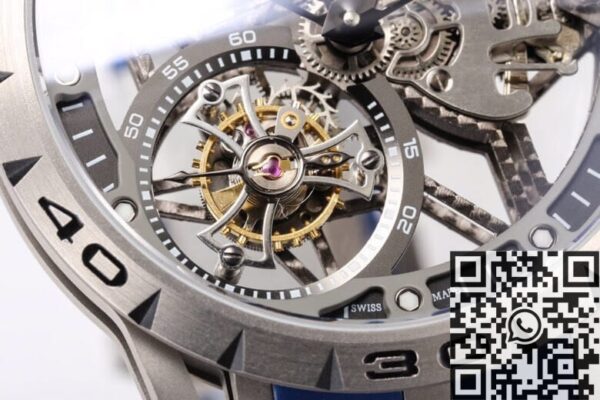 Roger Dubuis RDDBEX0479 Excalibur Spider Tourbillon Blue