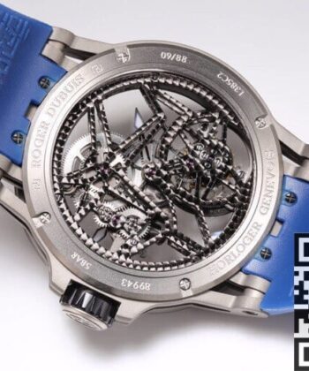 Roger Dubuis RDDBEX0479 Excalibur Spider Tourbillon Blue