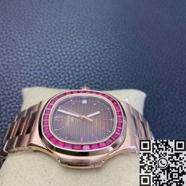 Patek Philippe Nautilus Gold​ 5711 Red Diamond PPF Custom