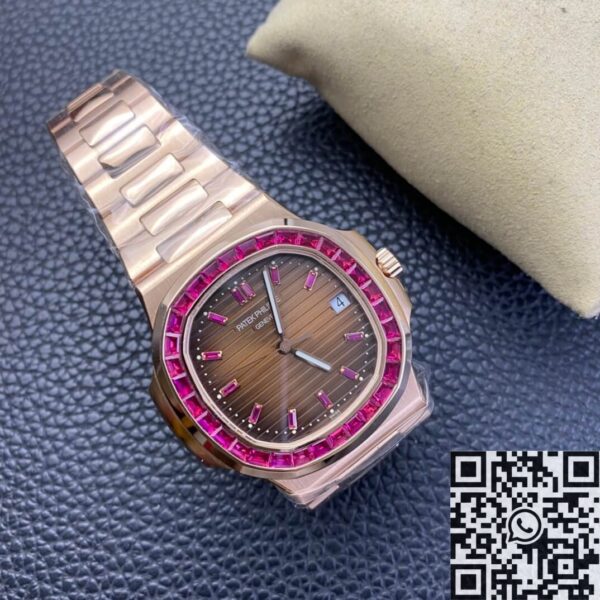 Patek Philippe Nautilus Gold​ 5711 Red Diamond PPF Custom