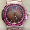 Patek Philippe Nautilus Gold​ 5711 Red Diamond PPF Custom