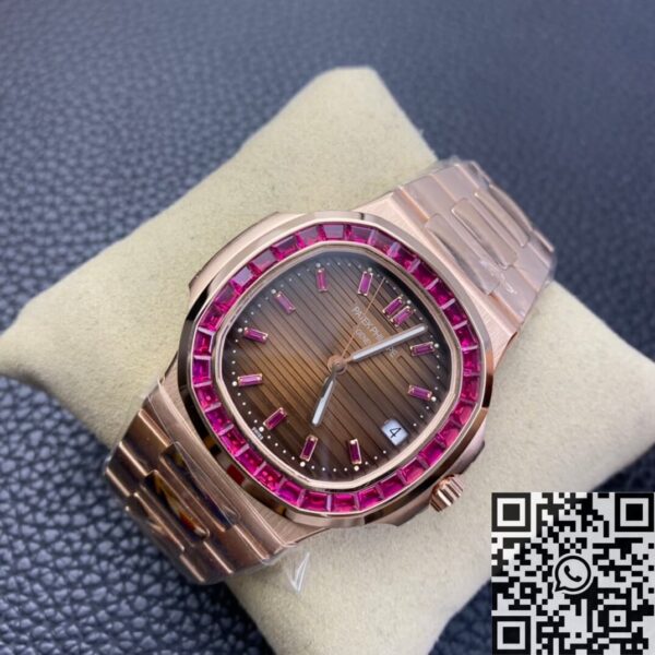 Patek Philippe Nautilus Gold​ 5711 Red Diamond PPF Custom
