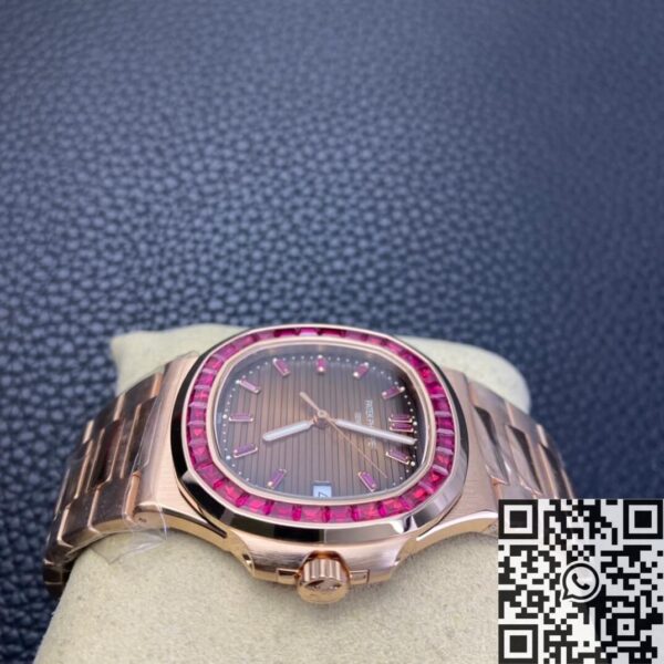 Patek Philippe Nautilus Gold​ 5711 Red Diamond PPF Custom