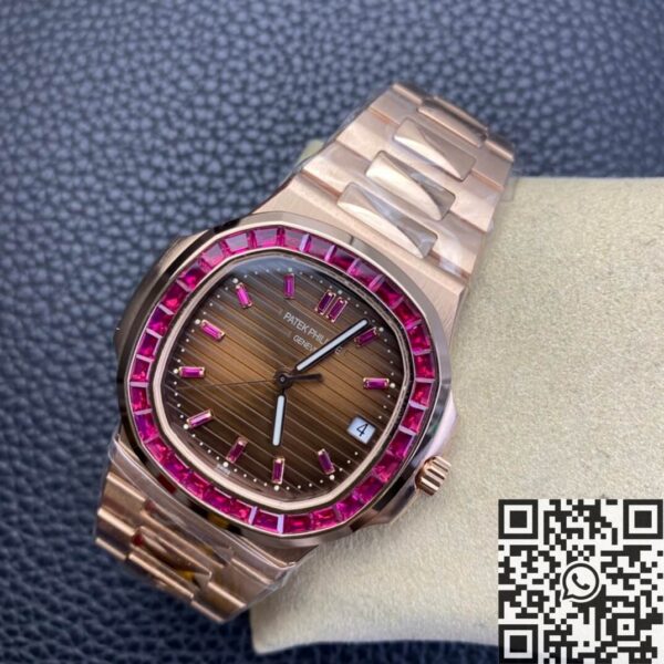 Patek Philippe Nautilus Gold​ 5711 Red Diamond PPF Custom