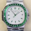 Nautilus Patek Philippe​ 5711 Emerald Diamond White Dial Watch