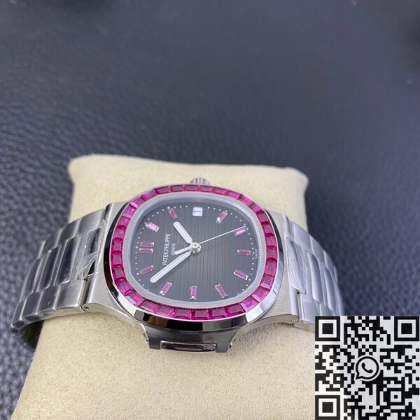 Nautilus Patek Philippe Watch 5711 Red Diamond Black Dial PPF