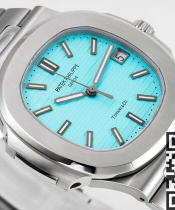 Patek Philippe Men's Nautilus 5711/1A-018 Tiffany Blue Dial Watch