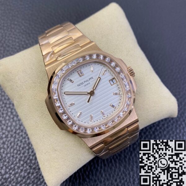 Mens Patek Philippe Nautilus 5711 Rose Gold Watches Diamond