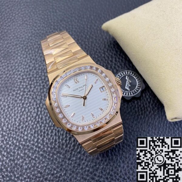 Mens Patek Philippe Nautilus 5711 Rose Gold Watches Diamond