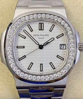 Cheapest Patek Philippe Nautilus​ 5711 White Dial Diamond Bezel