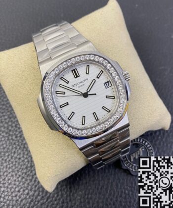 Cheapest Patek Philippe Nautilus​ 5711 White Dial Diamond Bezel