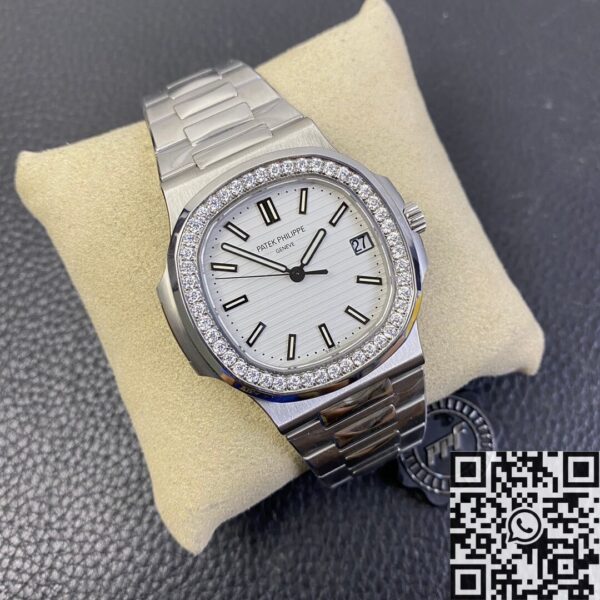 Cheapest Patek Philippe Nautilus​ 5711 White Dial Diamond Bezel