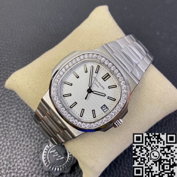 Cheapest Patek Philippe Nautilus​ 5711 White Dial Diamond Bezel