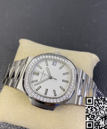 Cheapest Patek Philippe Nautilus​ 5711 White Dial Diamond Bezel