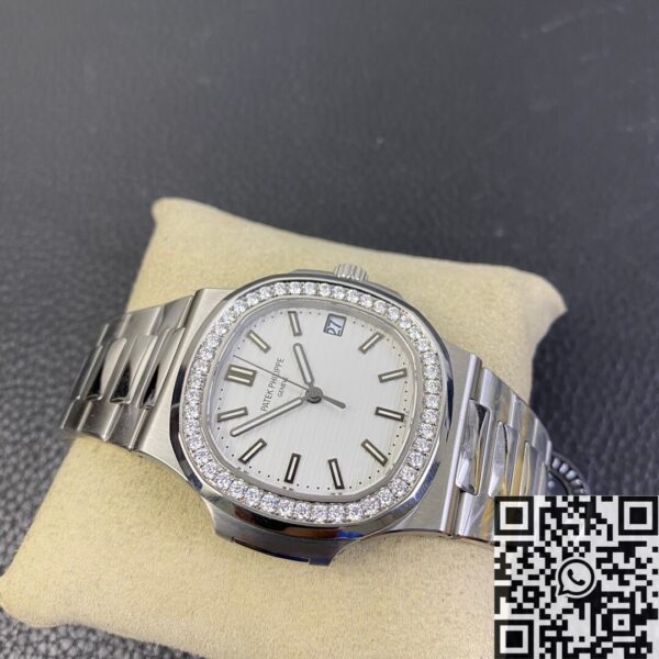Cheapest Patek Philippe Nautilus​ 5711 White Dial Diamond Bezel