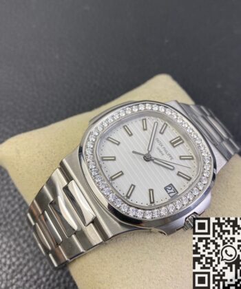 Cheapest Patek Philippe Nautilus​ 5711 White Dial Diamond Bezel