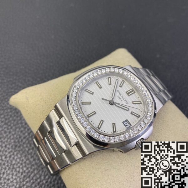 Cheapest Patek Philippe Nautilus​ 5711 White Dial Diamond Bezel