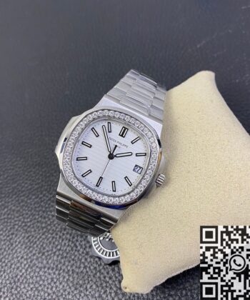 Cheapest Patek Philippe Nautilus​ 5711 White Dial Diamond Bezel