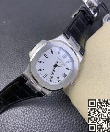 Nautilus By Patek Philippe 5711 White Dial Belt Model Watch PPF