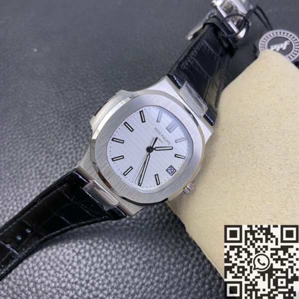 Nautilus By Patek Philippe 5711 White Dial Belt Model Watch PPF