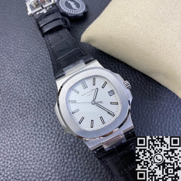 Nautilus By Patek Philippe 5711 White Dial Belt Model Watch PPF