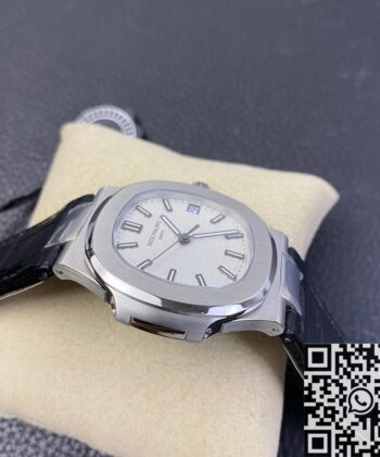 Nautilus By Patek Philippe 5711 White Dial Belt Model Watch PPF