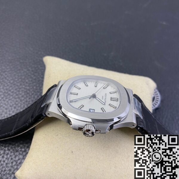 Nautilus By Patek Philippe 5711 White Dial Belt Model Watch PPF