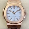 Patek Philippe Nautilus Platinum 5711R White Dial Rose Gold