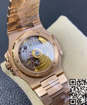 Patek Philippe Nautilus Platinum 5711R White Dial Rose Gold