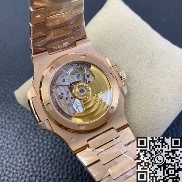 Patek Philippe Nautilus Platinum 5711R White Dial Rose Gold