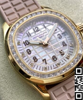 Women's Patek Philippe Aquanaut 5072R-001 Rose Gold Diamond