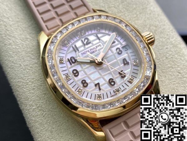 Women's Patek Philippe Aquanaut 5072R-001 Rose Gold Diamond