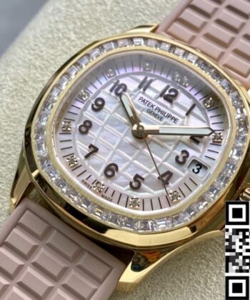 Women's Patek Philippe Aquanaut 5072R-001 Rose Gold Diamond