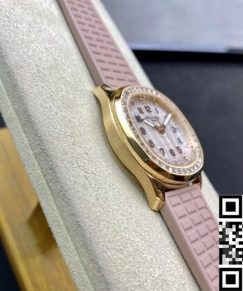 Women's Patek Philippe Aquanaut 5072R-001 Rose Gold Diamond