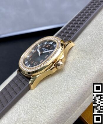 Patek Philippe Aquanaut Ladies 5068R-001 Rose Gold Diamond
