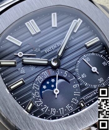 Tiffany Patek Philippe Nautilus 5712 co-branded Blue Dial Watch