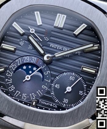 Tiffany Patek Philippe Nautilus 5712 co-branded Blue Dial Watch