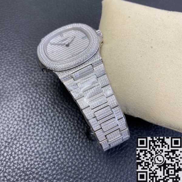 Patek Philippe Nautilus 5719 5719/1G-001 Full Diamond Watch