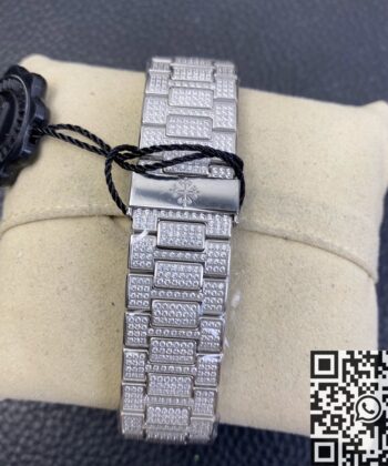 Patek Philippe Nautilus 5719 5719/1G-001 Full Diamond Watch