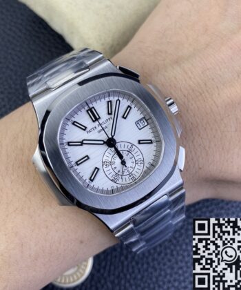 Patek Philippe Nautilus 5980/1A-019 White Dial PPF Factory