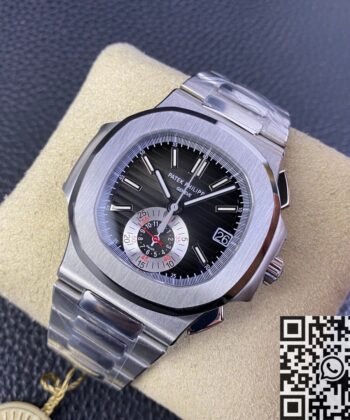 Patek Philippe Nautilus VS Aquanaut 5980/1A-014 Black Dial