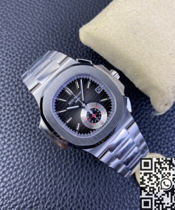 Patek Philippe Nautilus VS Aquanaut 5980/1A-014 Black Dial