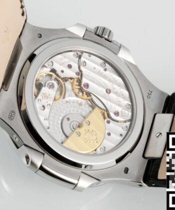 Shop Patek Philippe Nautilus​ V3 Drill Case 5712 Black Dial Watch