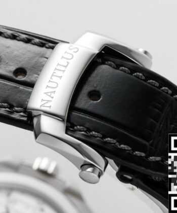 Shop Patek Philippe Nautilus​ V3 Drill Case 5712 Black Dial Watch