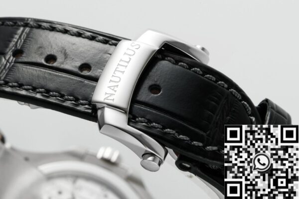 Shop Patek Philippe Nautilus​ V3 Drill Case 5712 Black Dial Watch
