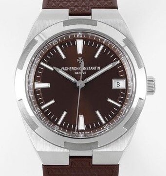 Vacheron Constantin Overseas 4500V Brown Rubber Strap Watch