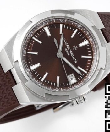 Vacheron Constantin Overseas 4500V Brown Rubber Strap Watch
